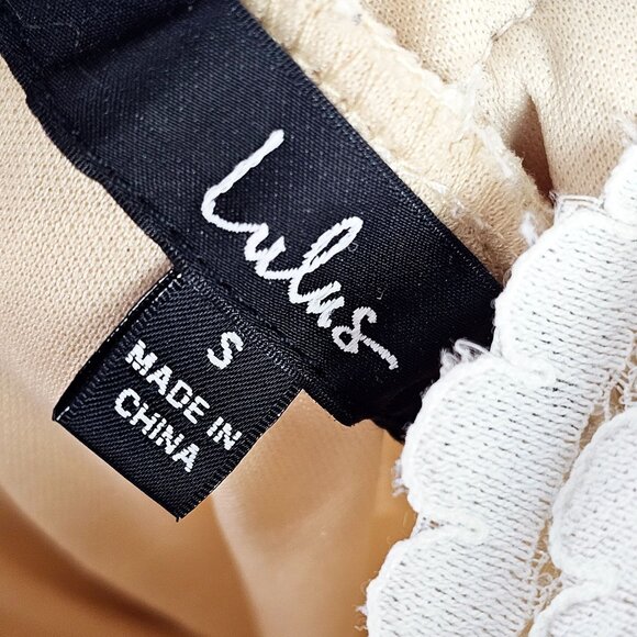 Lulu's Sweetest Love Story Full Lace Overlay Bodice, High Neckline w/ Cap Sleeve - Picture 12 of 12